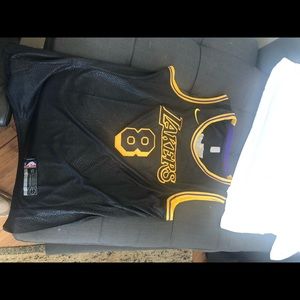 Lakers Stitched Kobe Bryant Mamba Edition